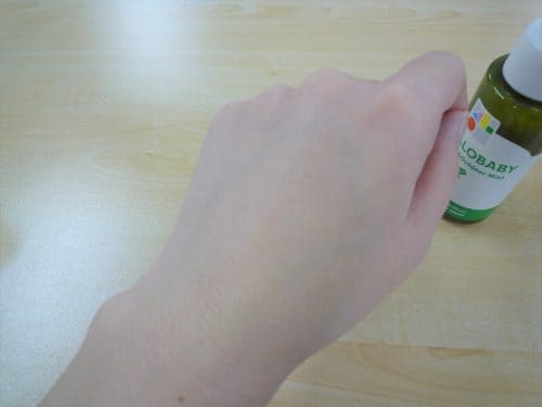 伸ばした後