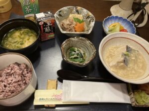 箕面レディースクリニック入院での１日目の朝食